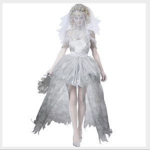 Ghostly Bride Creepy Adult Women Halloween